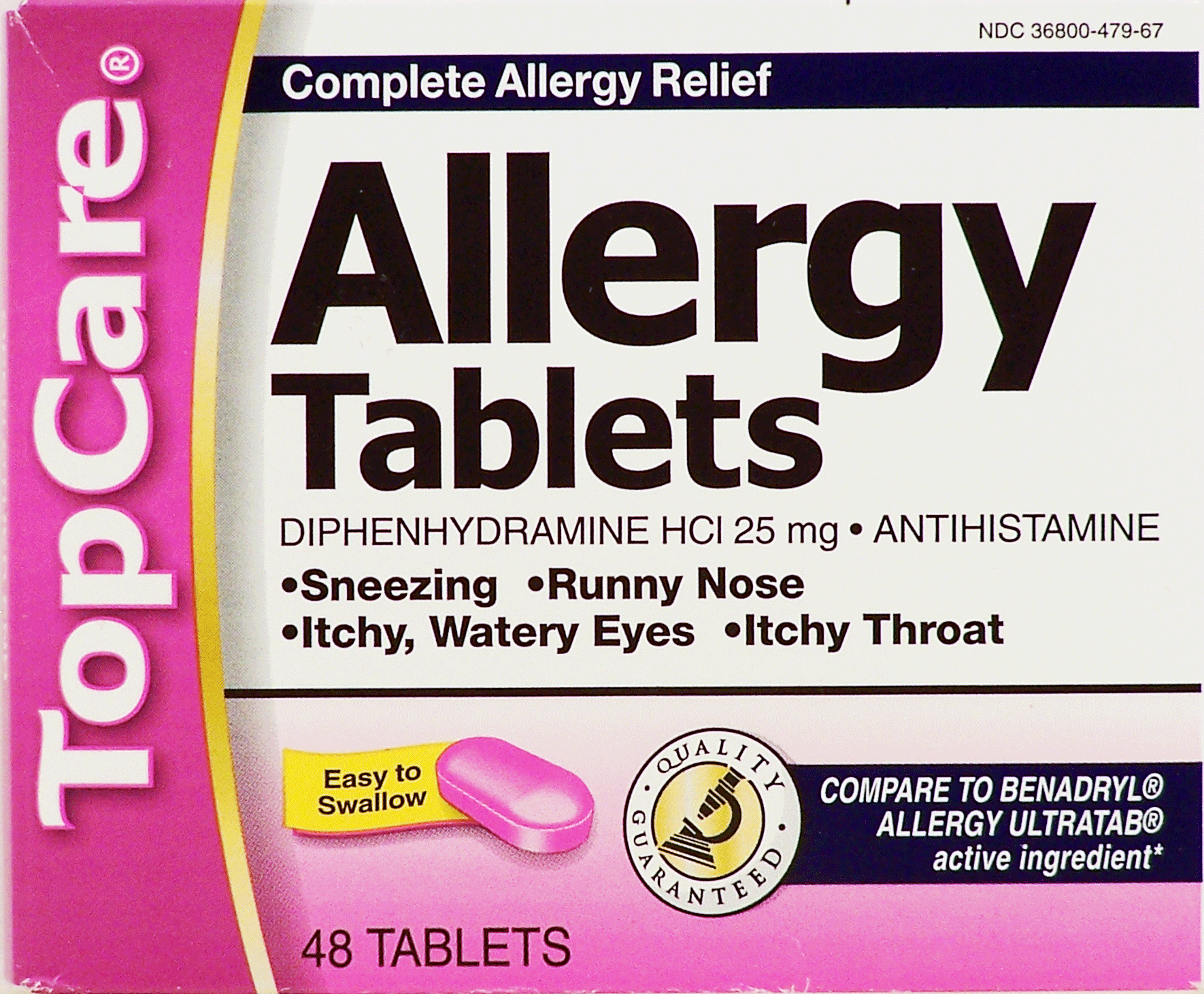 Top Care  allergy tablets, complete allergy relief, 28 mg Full-Size Picture